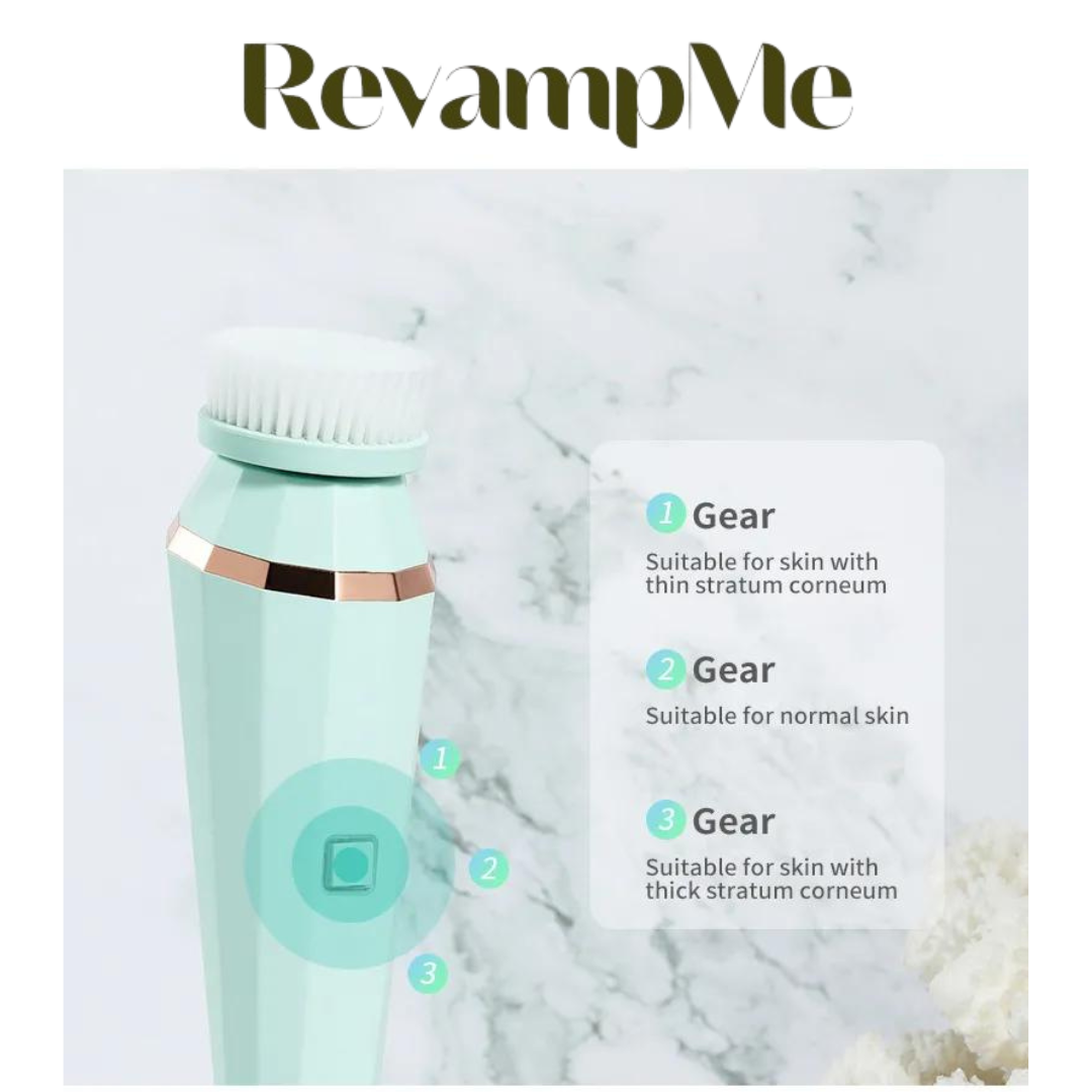 Facial Cleansing Brush - Portable Deep Cleaning Massager